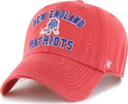 '47 Men's '47 Red New England Patriots Seymoore Clean Up Adjustable Hat