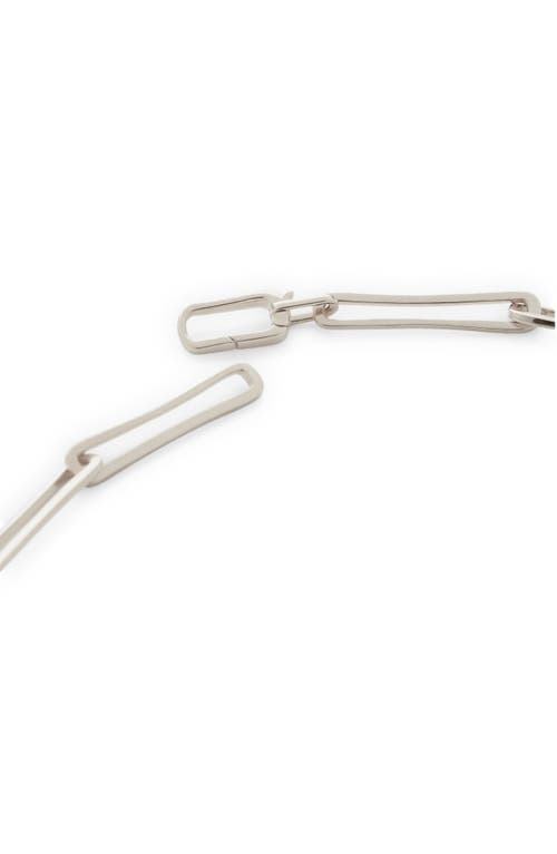 Monica Vinader Alta Long Link Necklace In Metallic