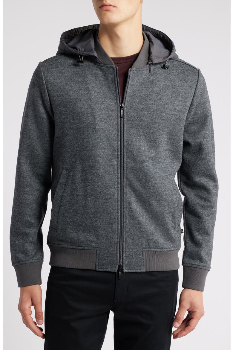 Laureate BB Hooded Jacket, Alternate, color, GREY