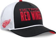 FANATICS Men's Fanatics Black/White Detroit Red Wings Authentic Pro Rink A-Frame Adjustable Hat