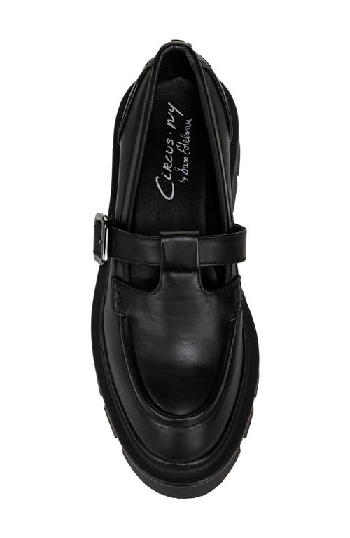 Circus Ny By Sam Edelman Payson Lug Sole T-strap Mary Jane In Black