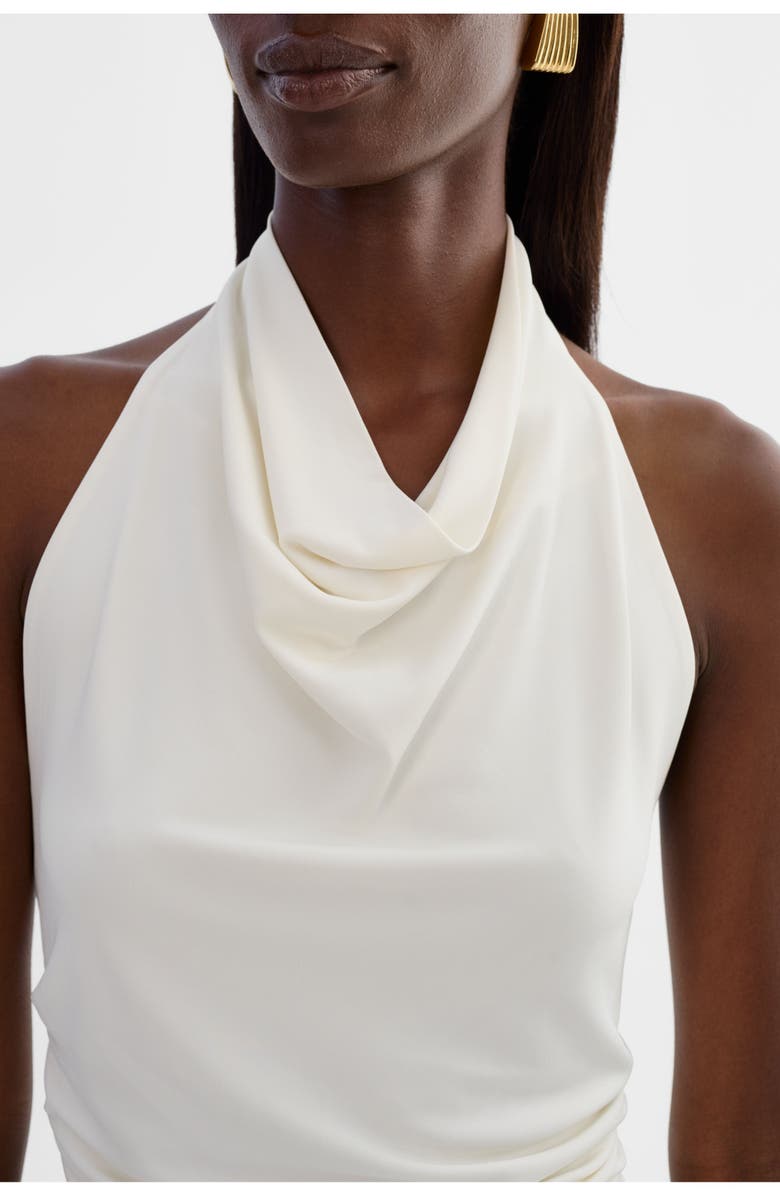 LAMARQUE Enza | Knit Halter Top, Alternate, color, White