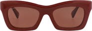 Gucci 54mm Cat Eye Sunglasses