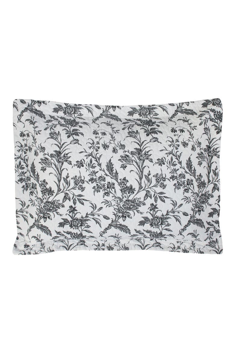 Amberley Quilt & Sham Set, Alternate, color, BLACK WHITE