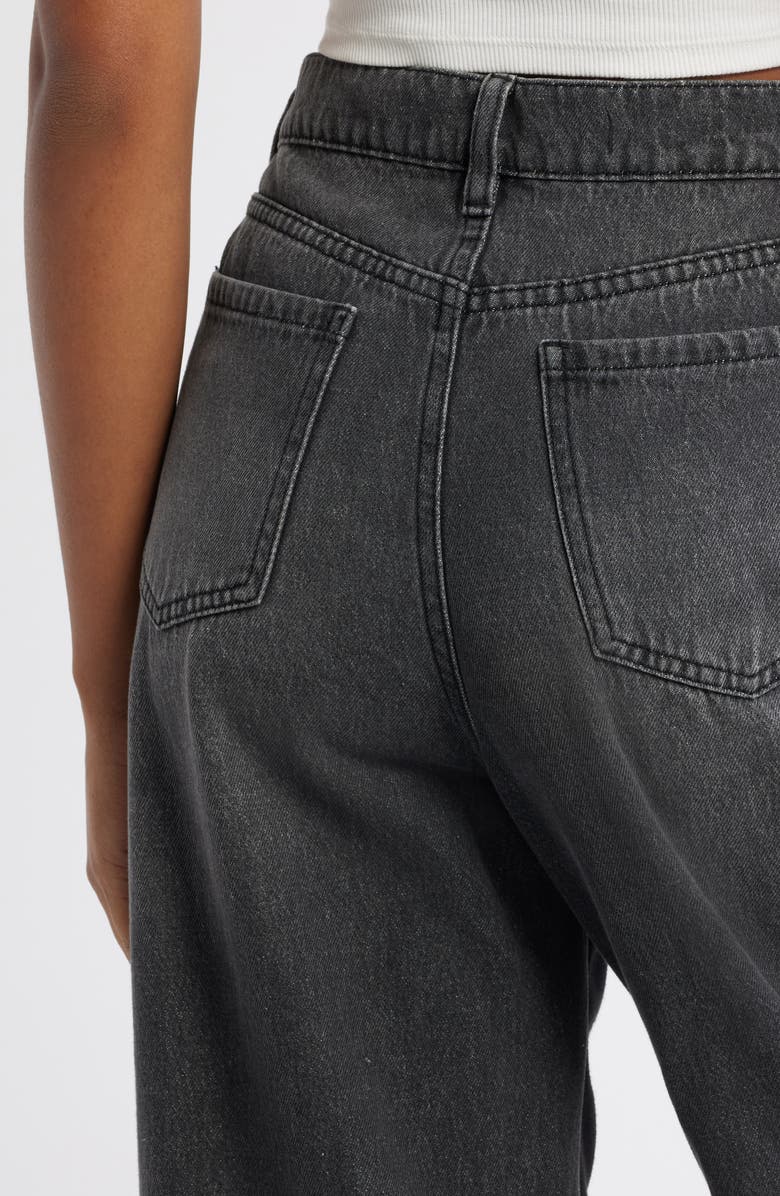 PTCL French Terry & Denim Mixed Media Pants, Alternate, color, Black Wash