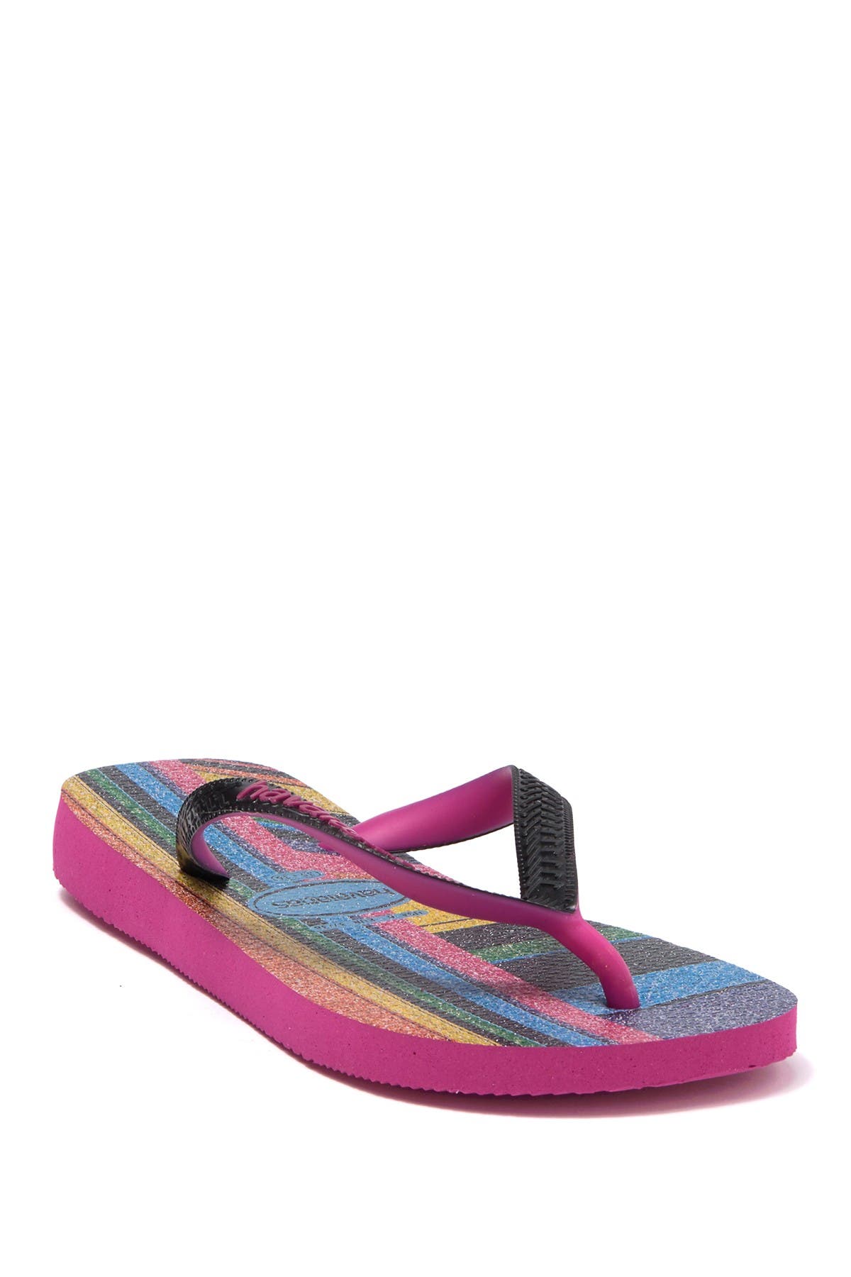 Top Fashion Flip Flop, Alternate, color, HOLLYWOOD ROSE