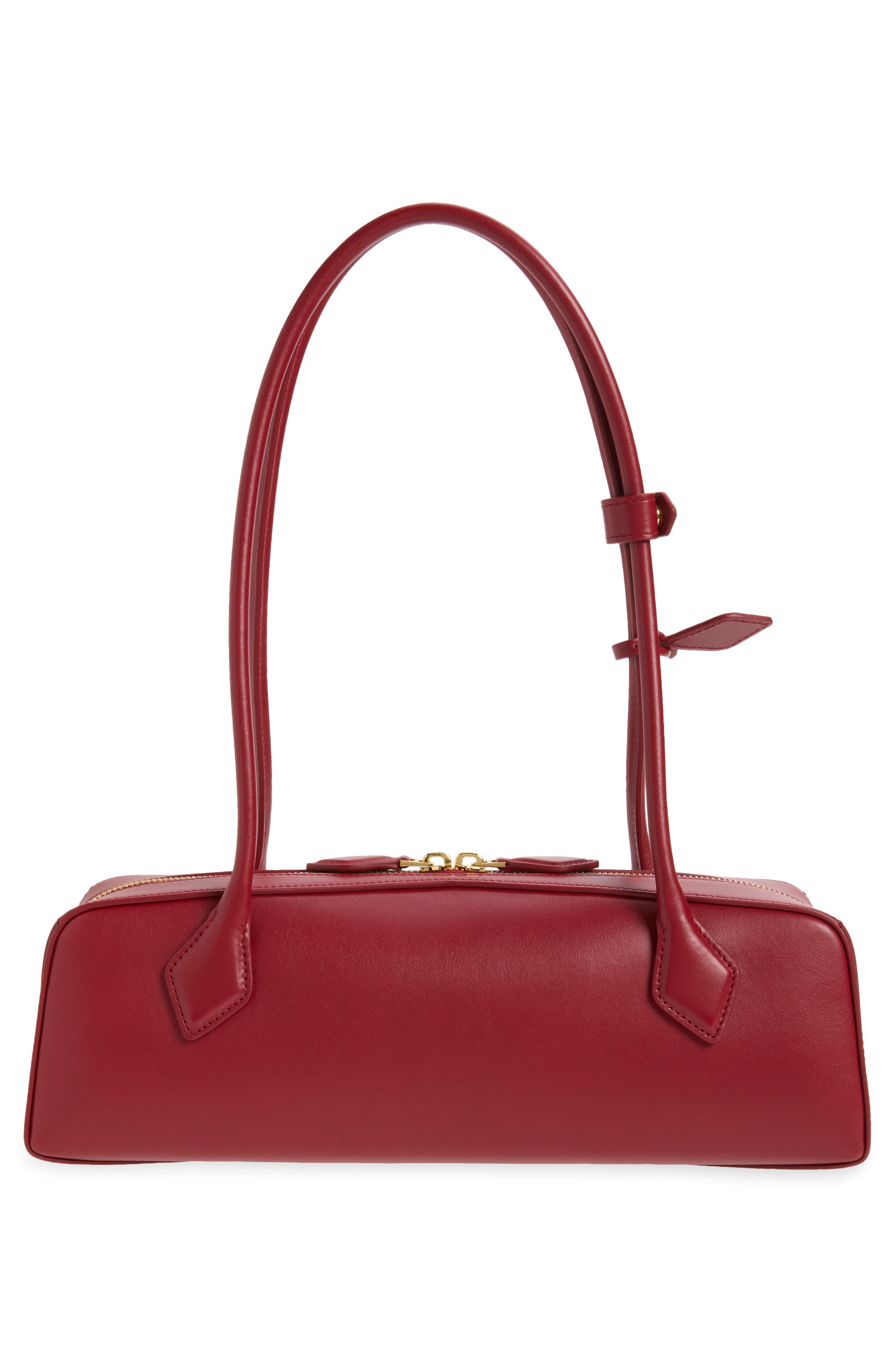 Medium Le Teckel East/West Shouder Bag, Alternate, color, ROUGE CARMIN U18