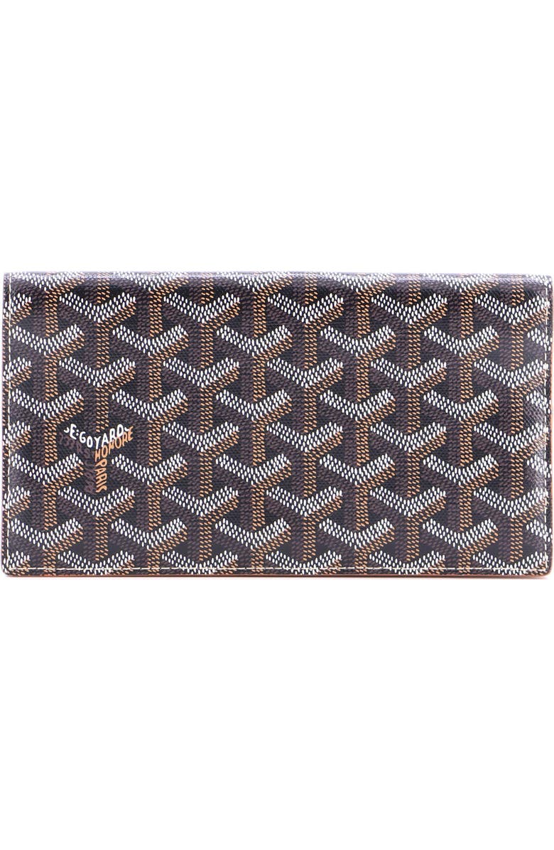 Pre-Owned Goyard Richelieu Wallet Coated Canvas Long, Main, color, Brown