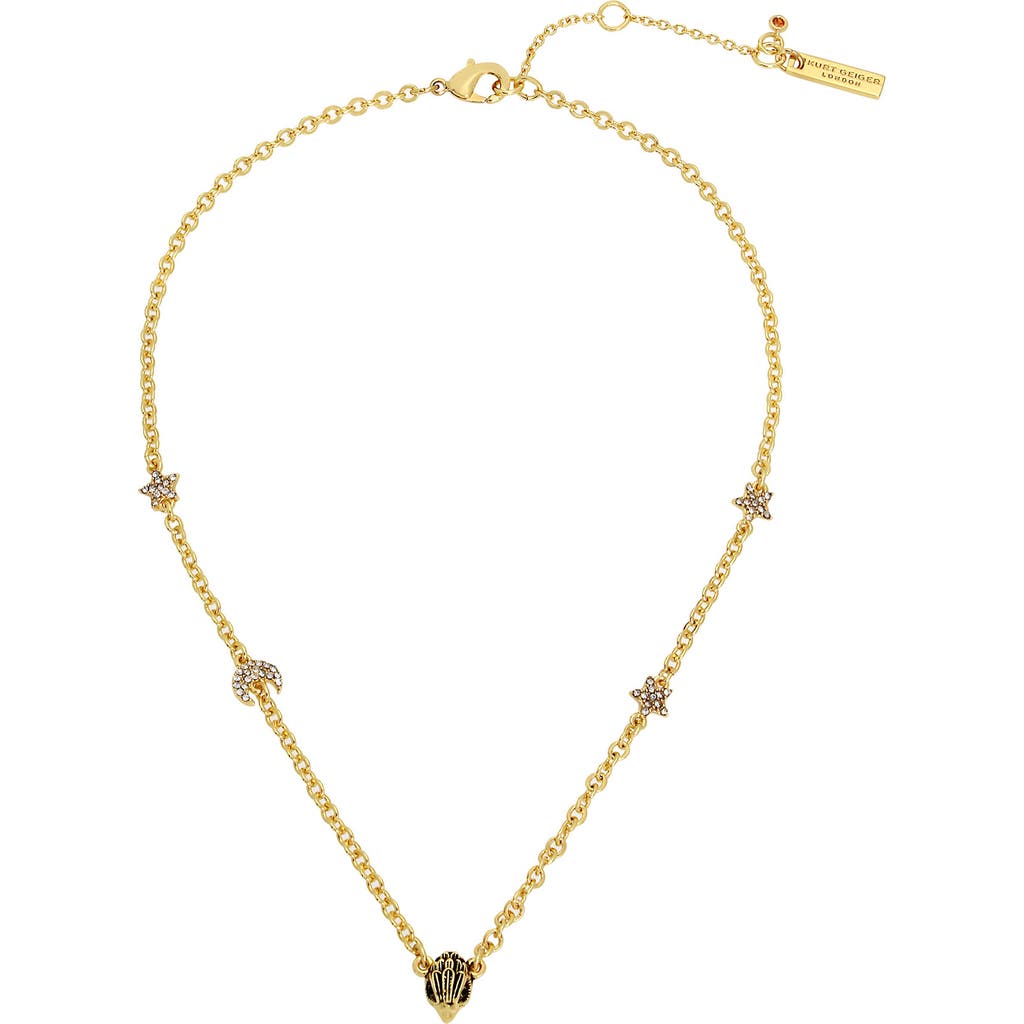 KURT GEIGER KURT GEIGER LONDON MOON & STAR STATION CHAIN NECKLACE