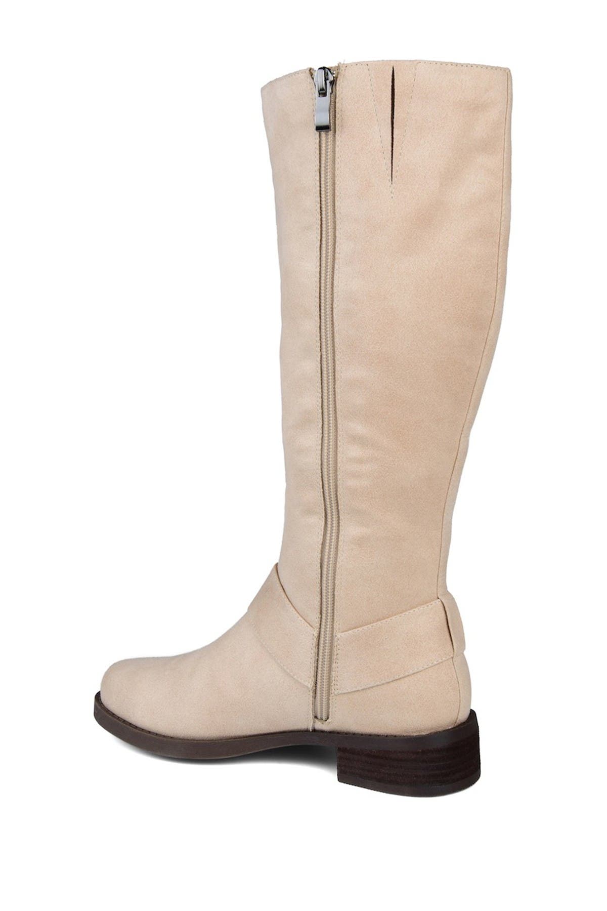 Journee Collection Meg Boot - Extra Wide Calf, Alternate, color, Stone