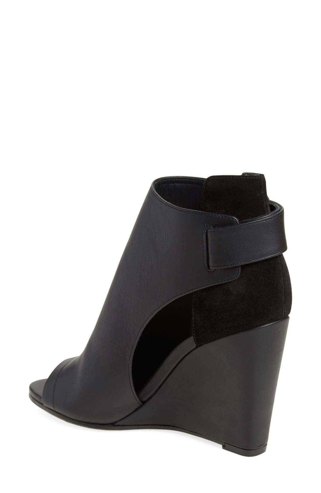 Vince 'Kara' Open Toe Wedge Sandal, Alternate, color, 