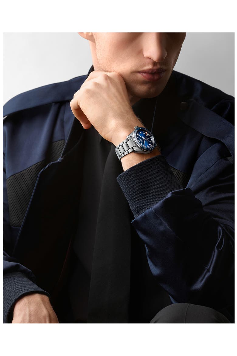 Spirit Zulu Time Bracelet Watch, 42mm, Alternate, color, BLUE