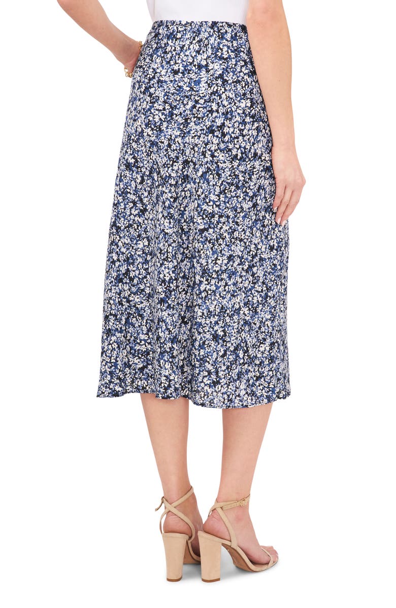Chaus Floral Bias Cut Midi Skirt, Alternate, color,
