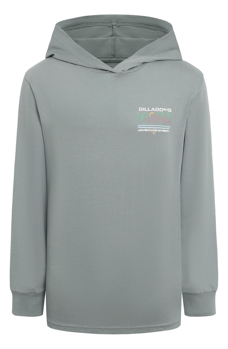 Billabong Kids' Coastal Range Hooded Long Sleeve T-Shirt, Main, color, 