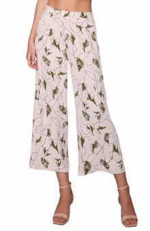 MELLODAY Crepe Wide Leg Pants