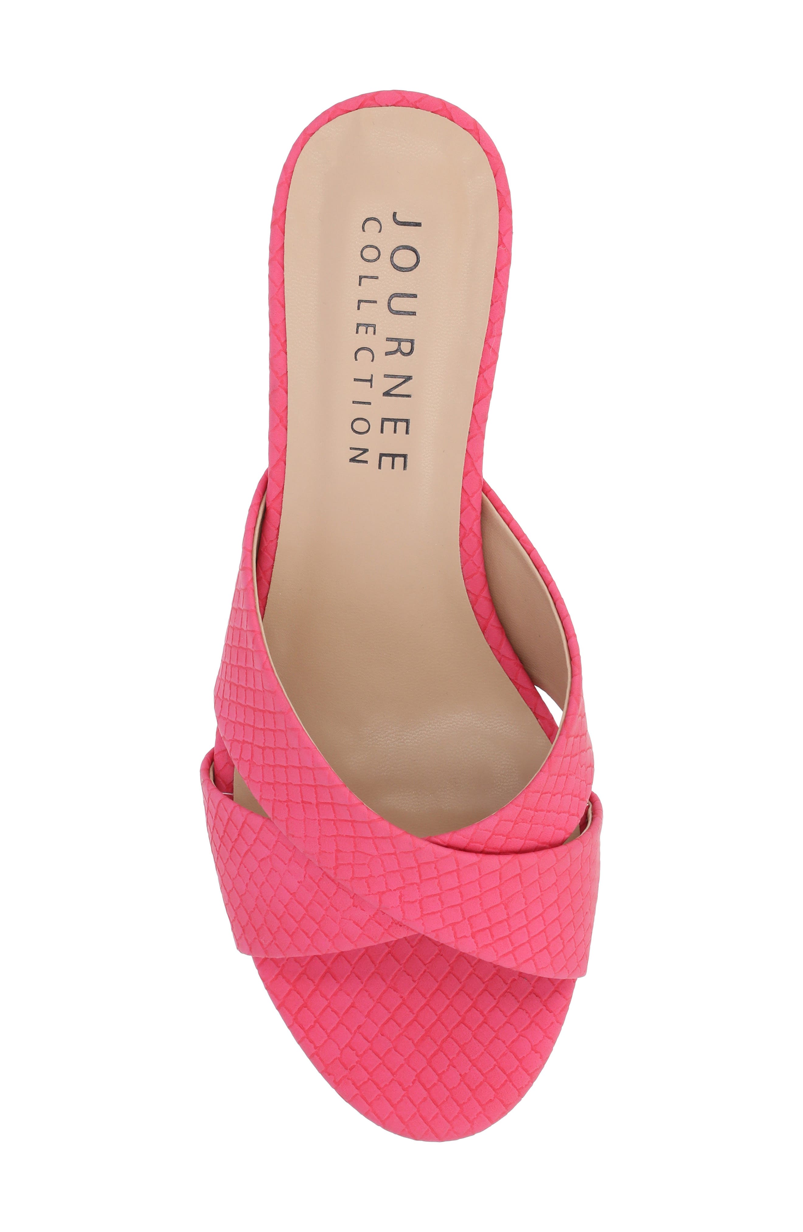 Journee Collection Berkly Slide Sandal, Alternate, color, Pink