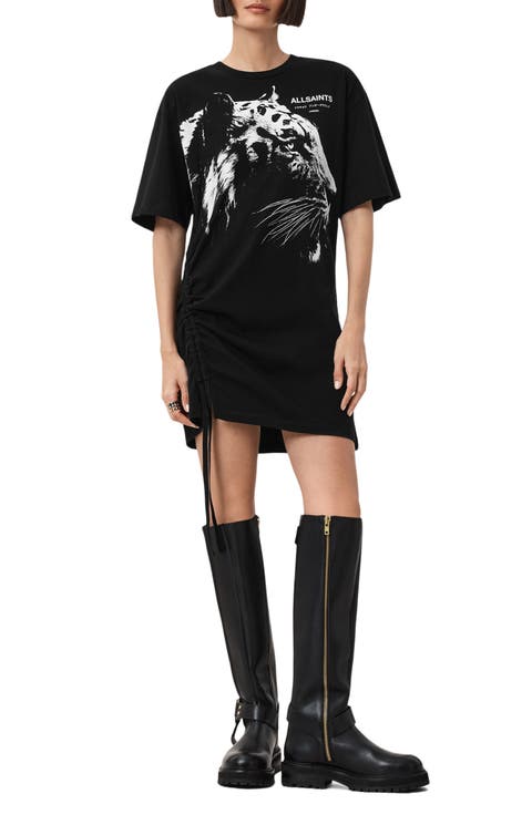 Ivana Naeina Tiger Graphic T-Shirt Dress