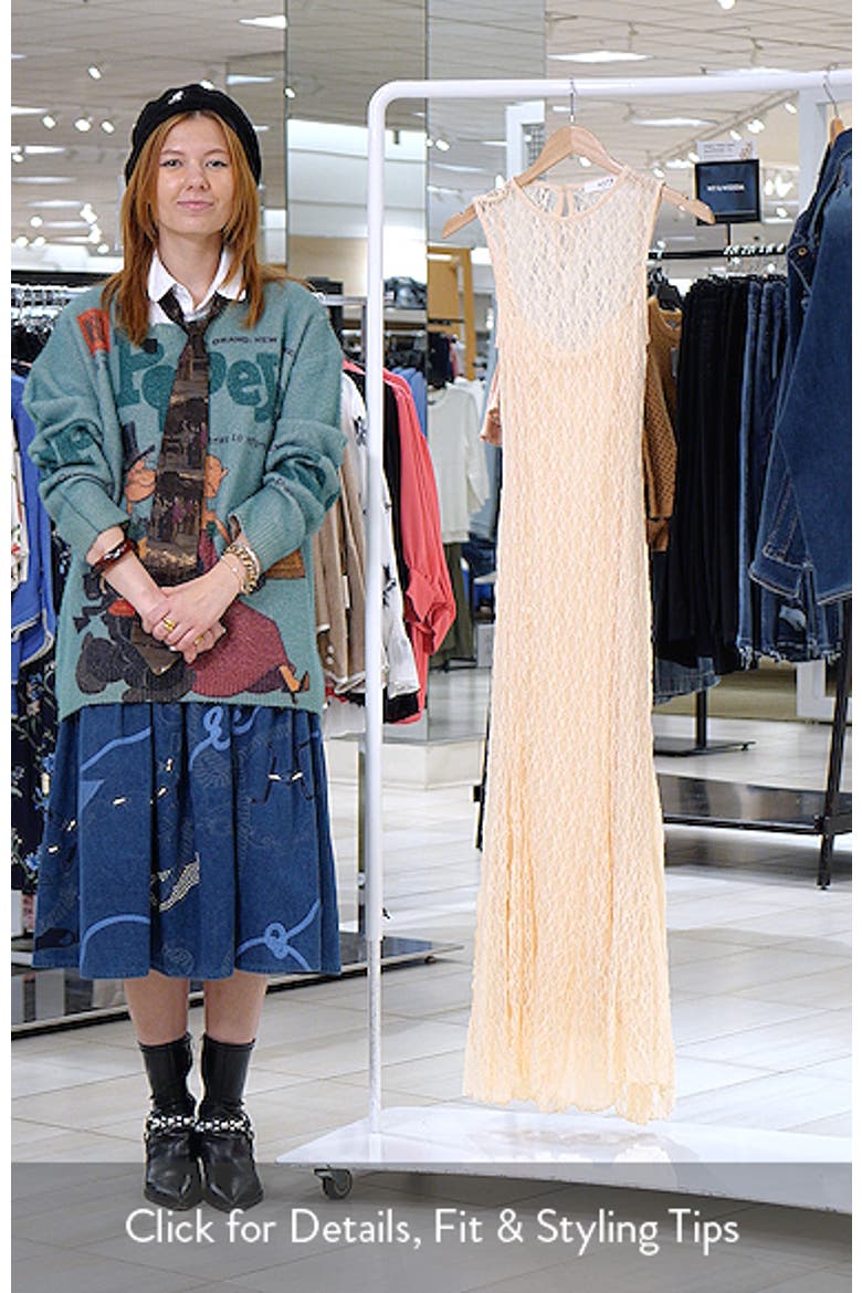 Annabella Lace Overlay Midi Dress video
