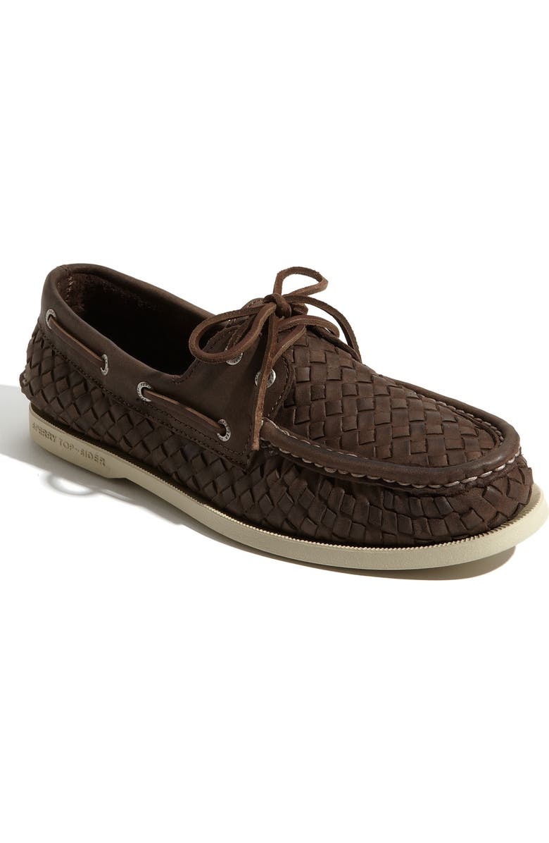 ZZDNU SPERRY TOP-SIDER<sup>®</sup> Sperry Top-Sider<sup>®</sup> 'Authentic Original' Woven Boat Shoe, Main, color,