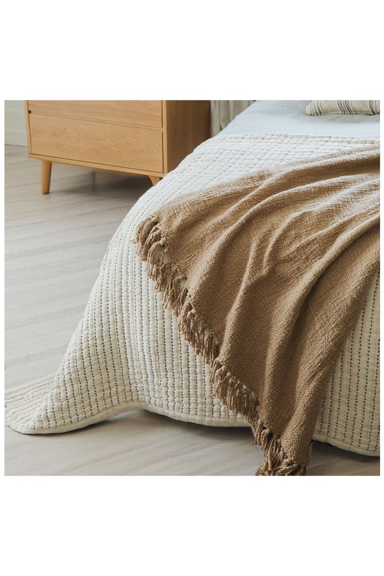 Driftwood Weave Throw Blanket, Alternate, color, DRIFTWOOD