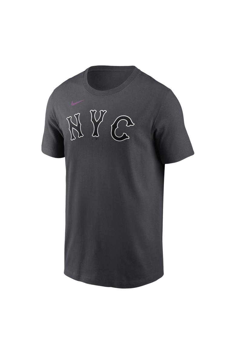 Men's Nike Juan Soto Anthracite New York Mets City Connect Name & Number T-Shirt, Alternate, color, Anthracite