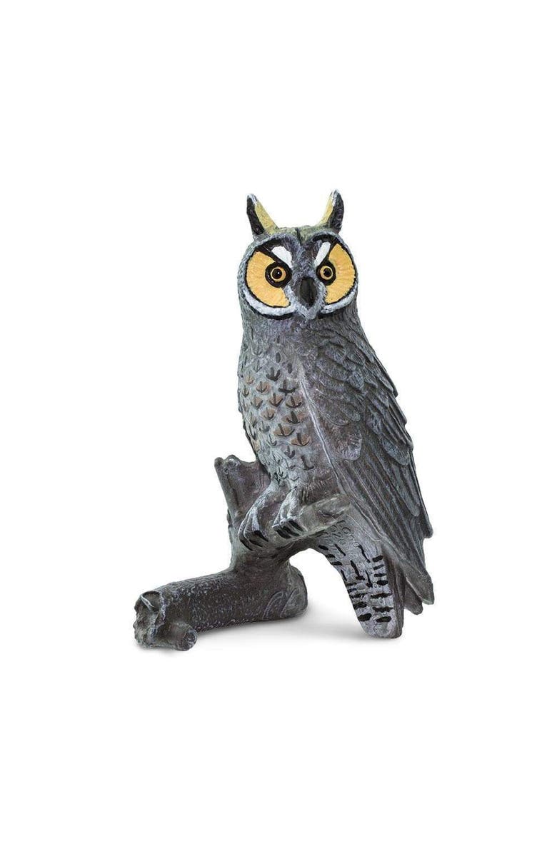 Safari Ltd. Long Eared Owl Kids Toy Figure, Main, color, NO COLOR