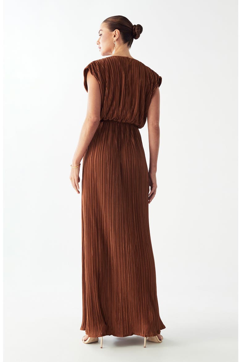 Zarina Maxi Dress, Alternate, color, Rust