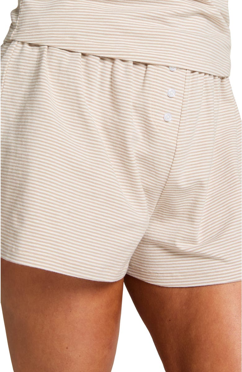 Hunkemöller Pyjamaset Singlet Jersey, Alternate, color, Oxford Tan