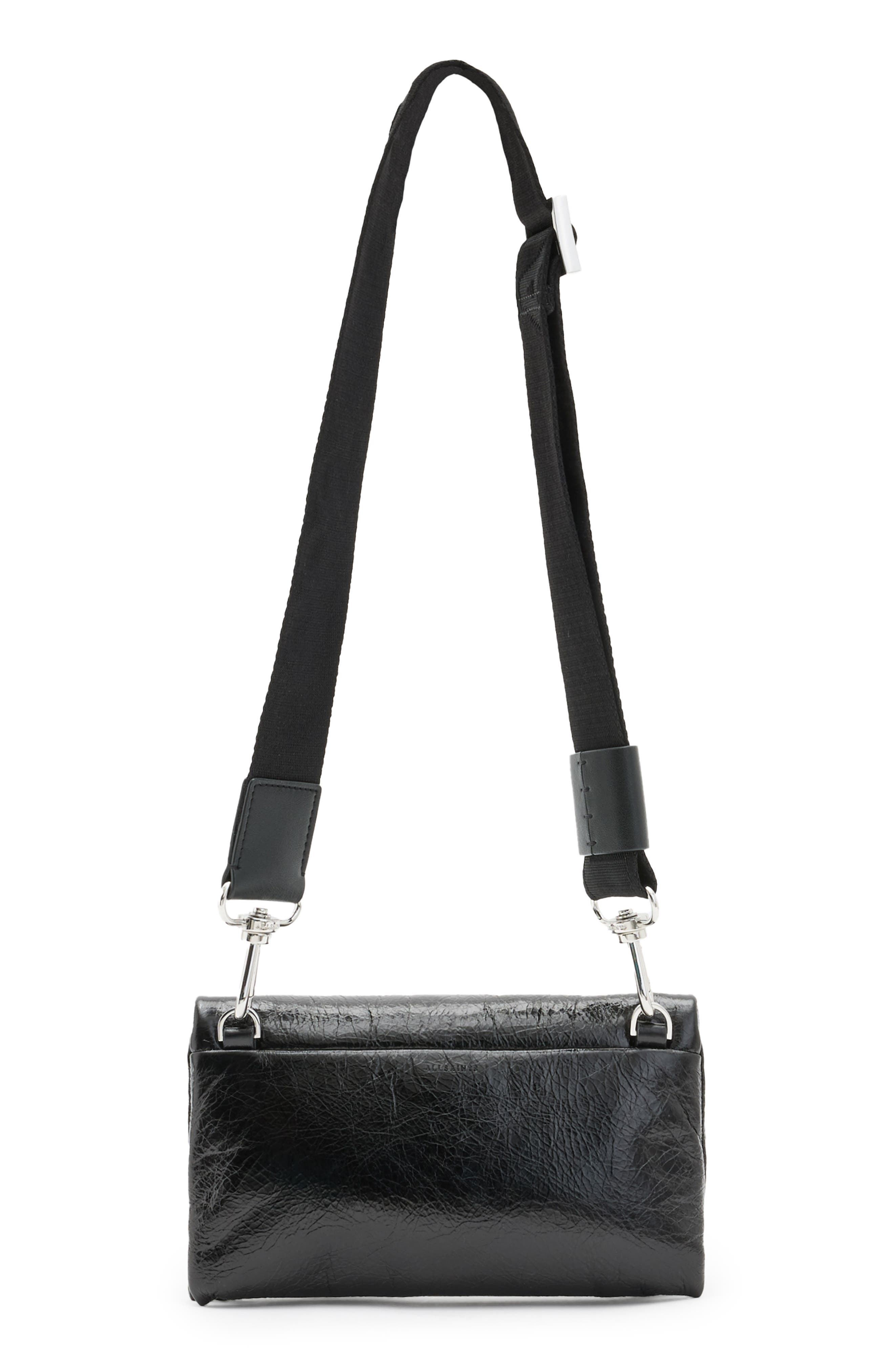 AllSaints Ezra Quilted Crossbody Bag, Alternate, color, 