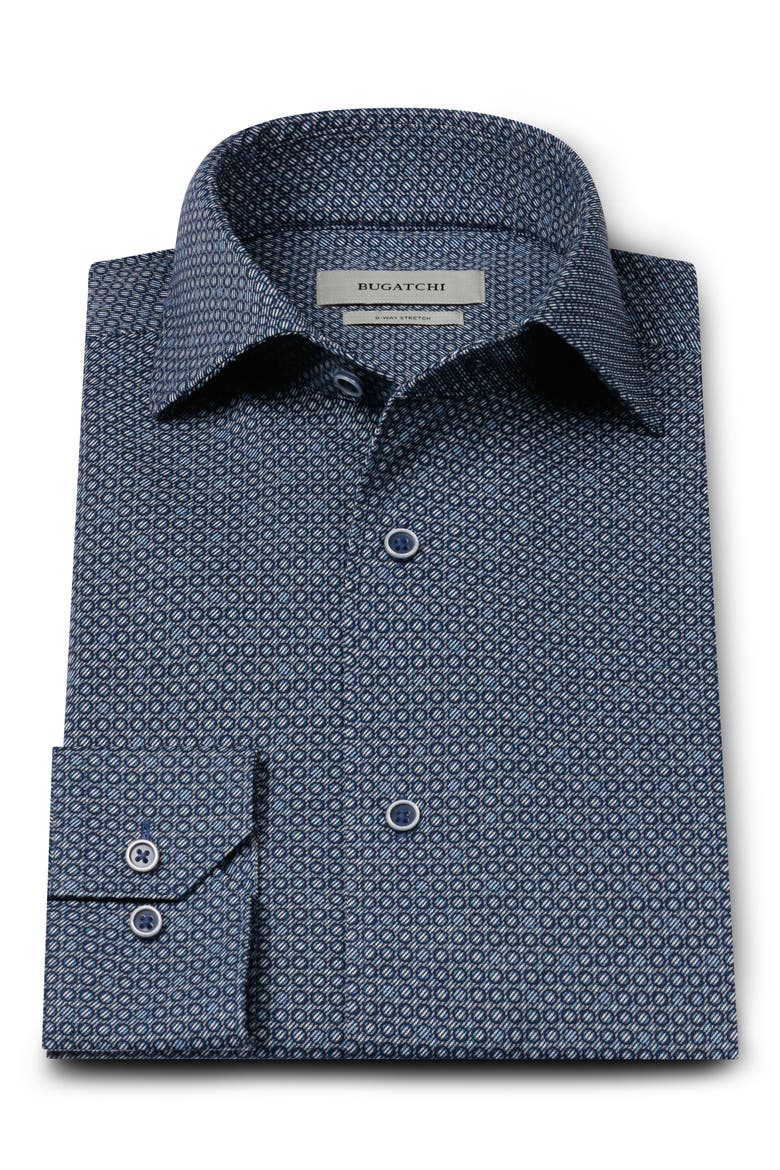 Devon OoohCotton Tech Button-Up Shirt, Alternate, color, NAVY