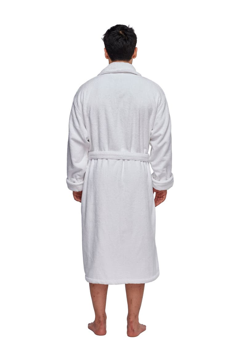 Men's Luxury Turkish Cotton Heavy Robe, Alternate, color, White