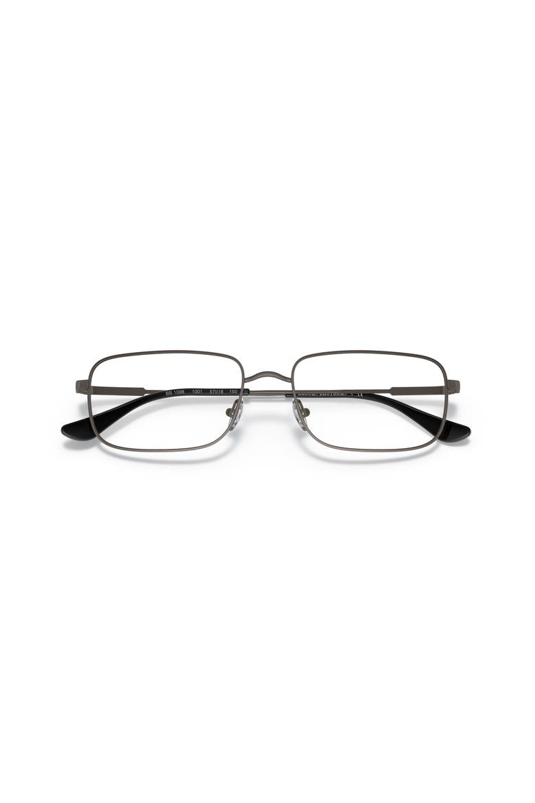 57mm Rectangle optical glasses, Alternate, color, Grey
