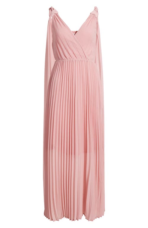 Chelsea28 Pleat Tie Back Maxi Dress In Pink Beauty