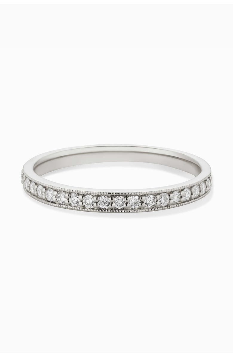 Oradina 14K Gold Regal Diamond Band, Alternate, color, White Gold