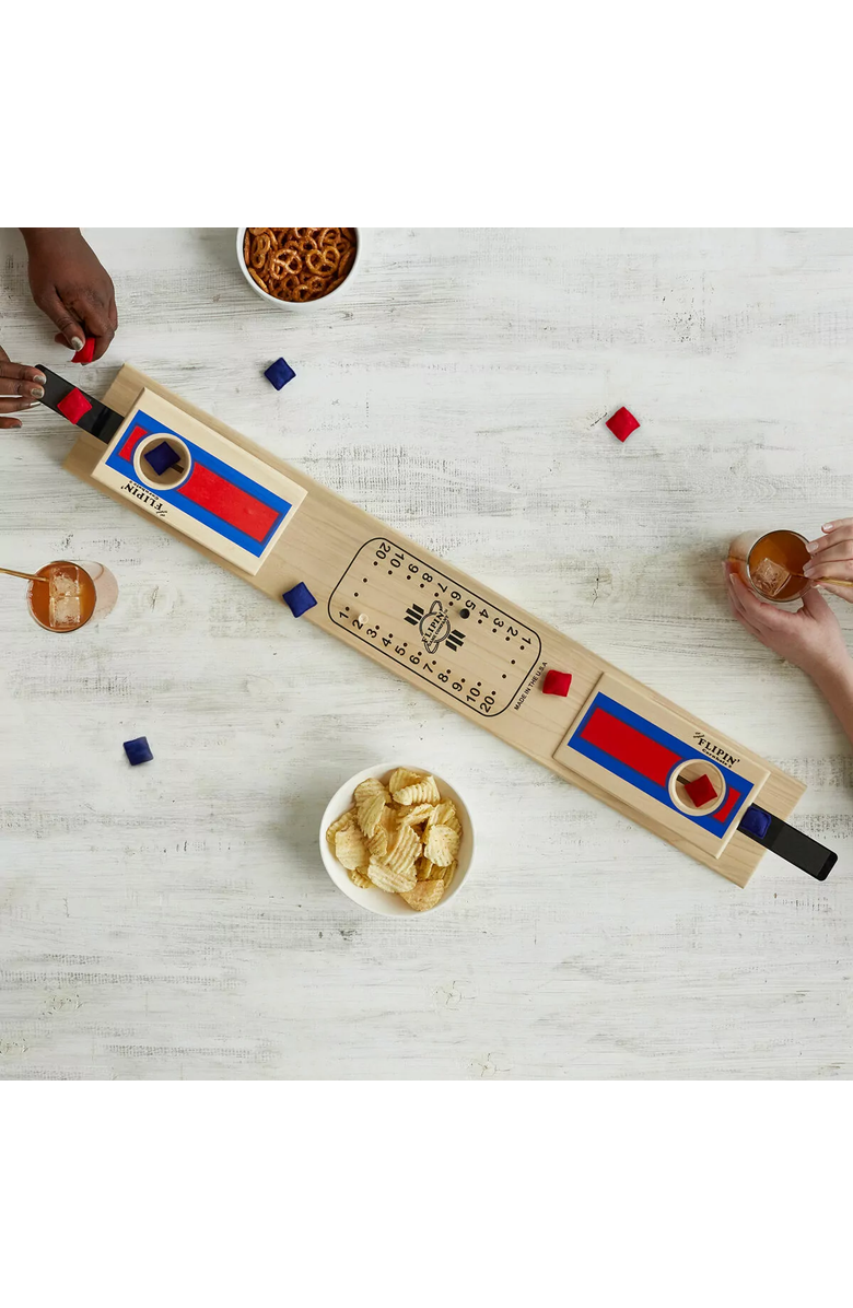 Uncommon Goods Tabletop Cornhole by Woodtech, Alternate, color, Beige