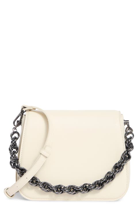 Twisted Top Handle Saddle Bag