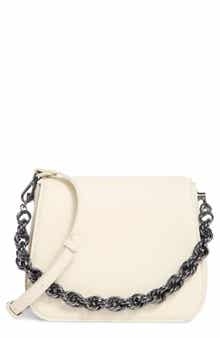 BCBG Twisted Top Handle Saddle Bag