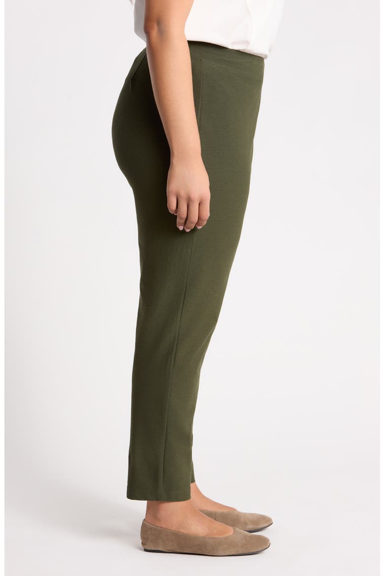 Slim Ankle Pants, Alternate, color, SEAWEED