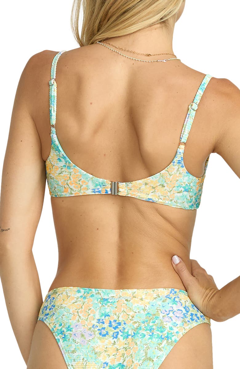 Billabong Morning Swell Helena Underwire Bikini Top, Alternate, color, Blue Multi