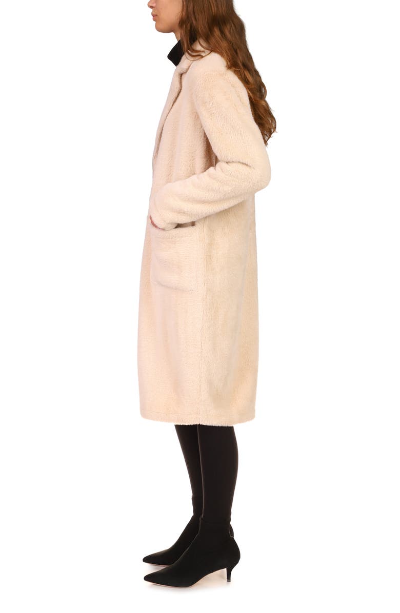 Sanctuary Juniper Longline Faux Fur Jacket, Alternate, color,