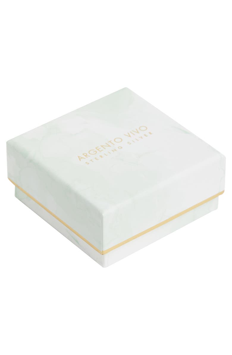 ARGENTO VIVO Mother of Pearl Heart Cubic Zirconia Pendant Necklace, Main, color,