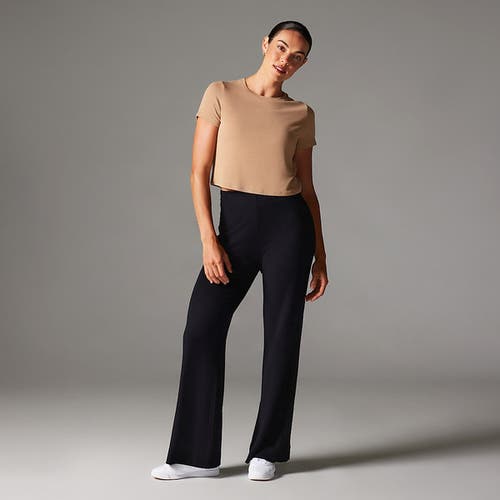 Tavi Cozy Luxe Wide Leg Pant In Black
