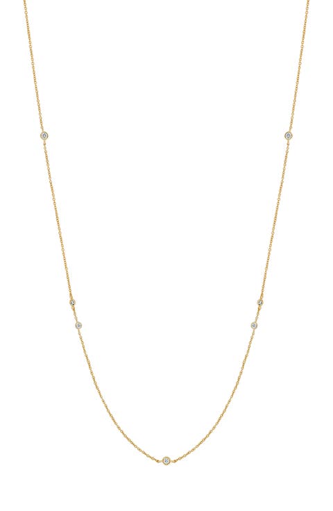 Monaco Diamond Station Necklace (Nordstrom Exclusive)