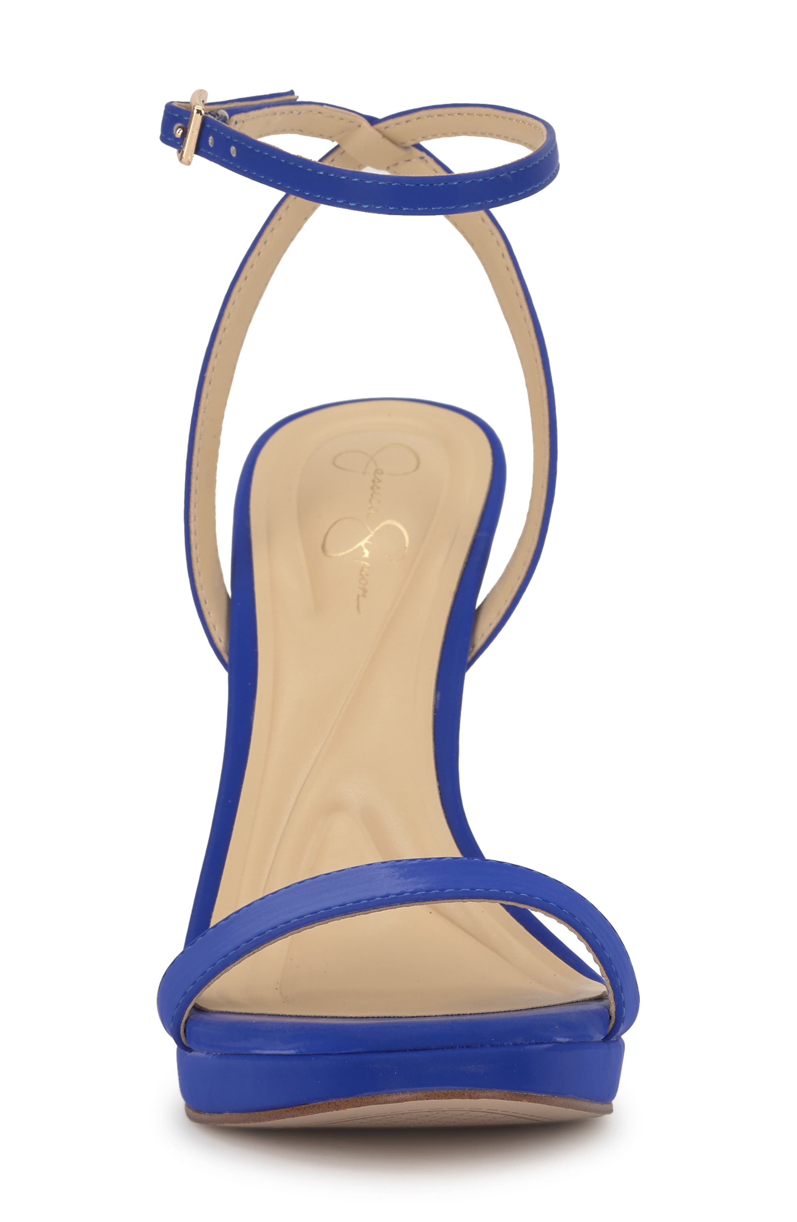 Divra Ankle Strap Stiletto Sandal, Alternate, color, BLUE ROYALE