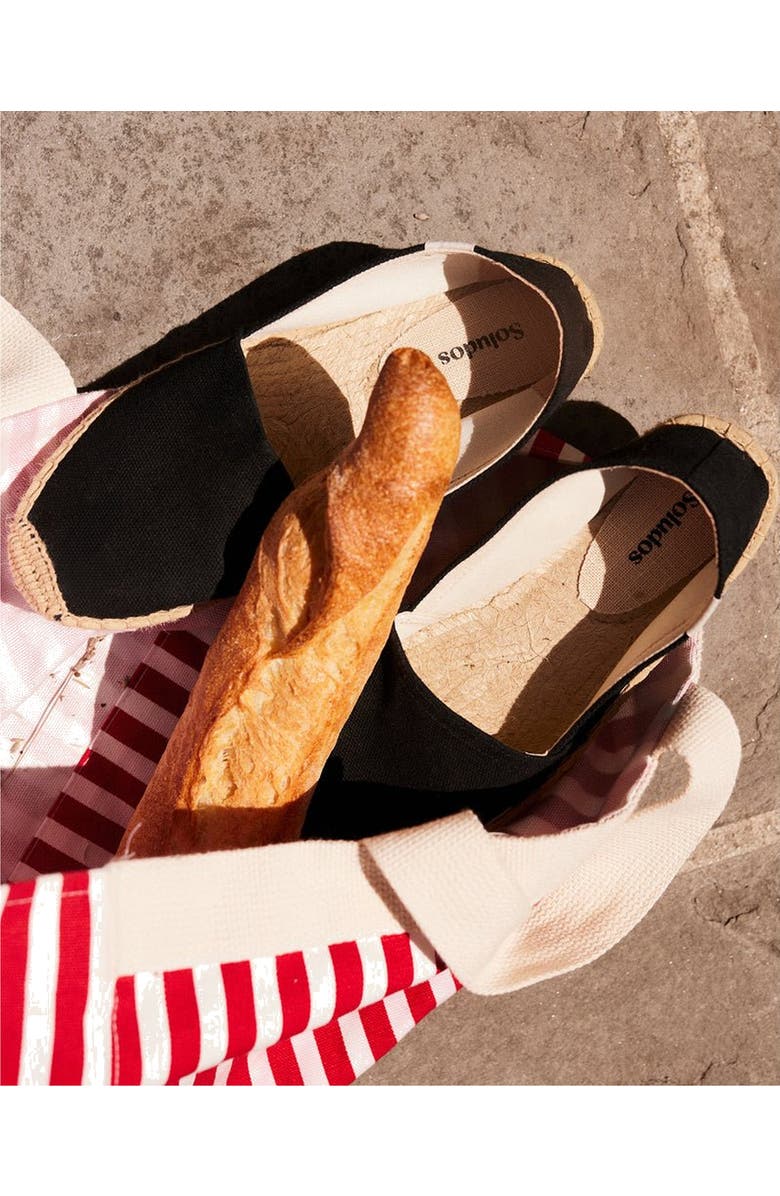 Soludos The Dali Original Canvas Colors Espadrille, Alternate, color, Noche Black