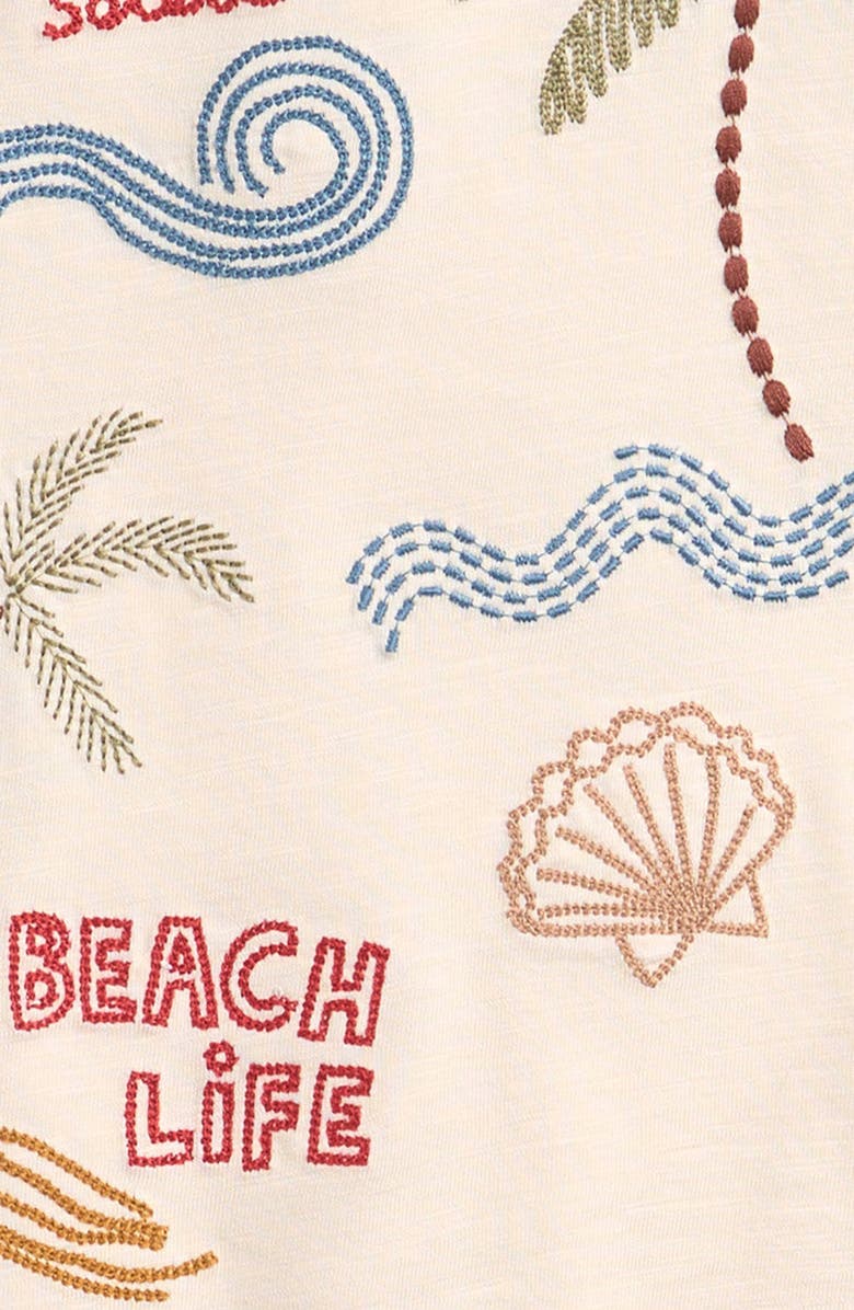 NEXT Kids' Le Soleil Embroidered T-Shirt, Alternate, color, Neutral