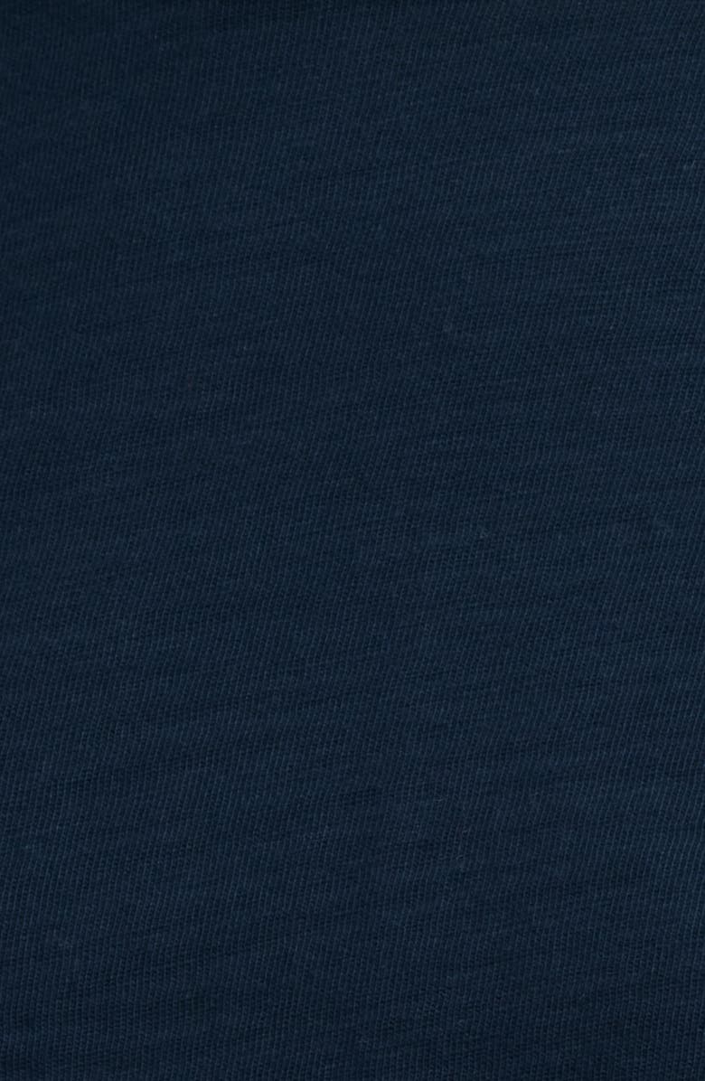 Nation LTD Cole Ruched Cotton T-Shirt Dress, Alternate, color, Night Sky