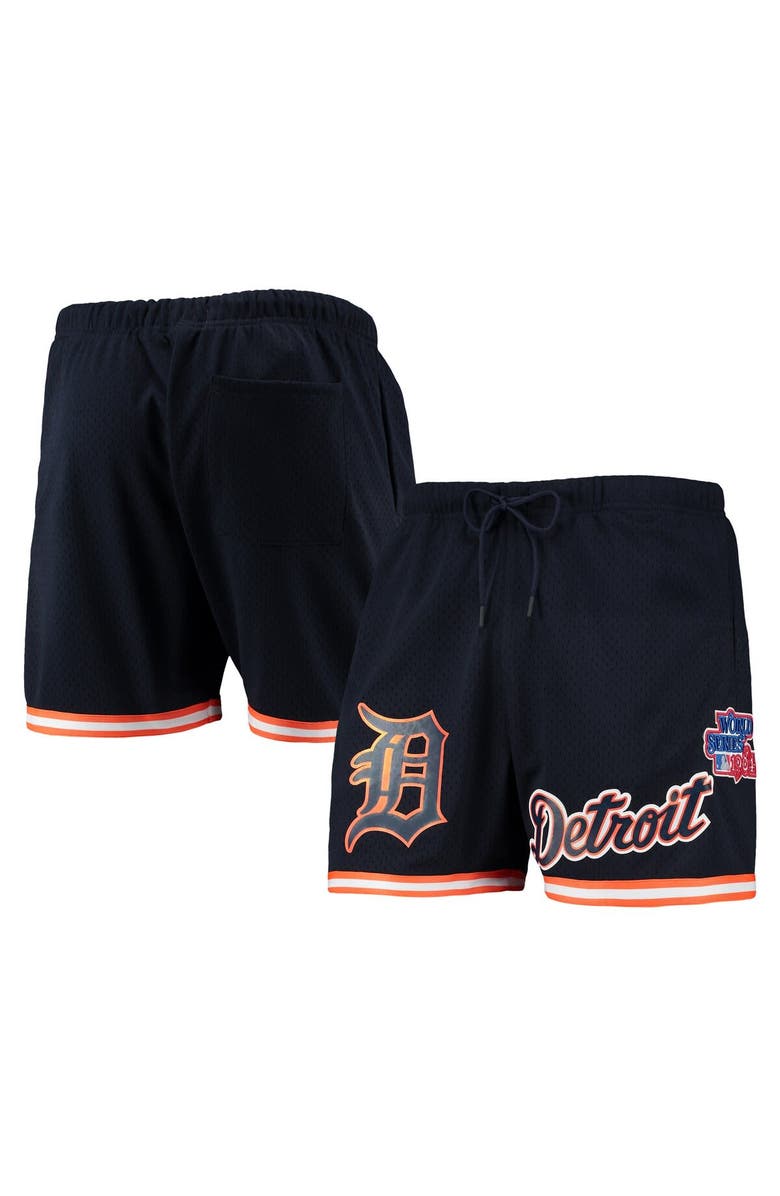 PRO STANDARD Men's Pro Standard Navy Detroit Tigers 1984 World Series Mesh Shorts, Main, color, 