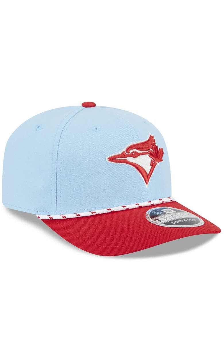 New Era Men's New Era Light Blue/Red Toronto Blue Jays 2025 Canada Day 9SEVENTY Adjustable Hat, Alternate, color,