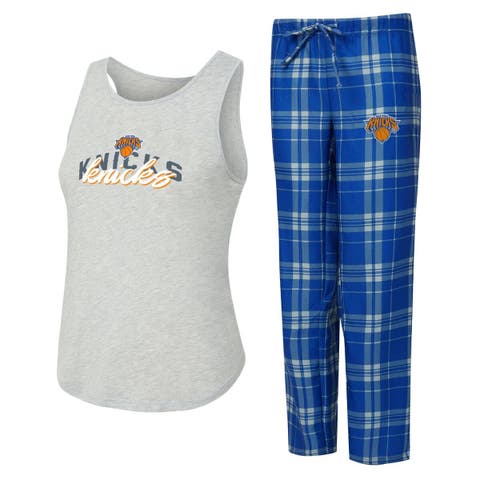 Women
s Concepts Sport Blue New York Knicks Regulate Tank 
Pant Set